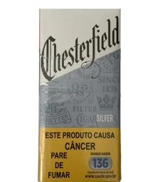 Imagem M. Cigarro Chesterfield Silver Box de Estrela Atacado