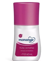 Imagem M. Desodorante Monange Roll On 60ml Frutas Vermelhas de Estrela Atacado