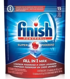 Imagem de capa de M. Detergente Finish Powerball 211gr Sachet 