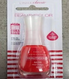 M. Esmalte Beautycolor 8ml Pink Pong Neon