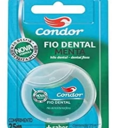 Imagem M. Fio Dental Condor 25m Menta de Mercadinho