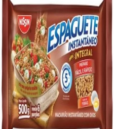 Imagem Macarrao Nissin 20 X 500g Espaguete T5 Integral de Estrela Atacado