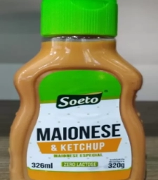 MAIONESE SOETO 16 X 320GR MAIONESE & KETCHUP