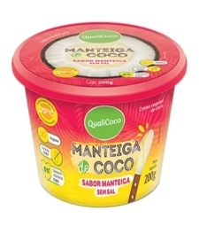 Imagem Manteiga De Coco Qualicoco 200g S/sal de Estrela Atacado