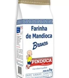 Imagem Farinha Mandioca Pinduca Branca 10 X 1kg de Estrela Atacado