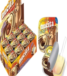 NUCITA 60 X 15G CHOCOLATE/LEITE E AVELAS