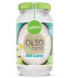 OLEO DE COCO QUALICOCO 500ML SEM SABOR 