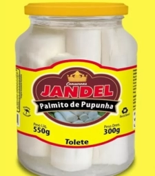 PALMITO JANDEL PUPUNHA 15 X 300G TOLETE