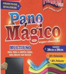 Imagem Pano Magico Flabom 28 X 38cm Multiuso Pct 12 Unid. de Estrela Atacado
