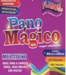 Imagem Pano Magico Flabom 50 X 70cm Multiuso Pct 12 Unid. de Estrela Atacado
