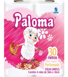 Imagem de capa de Papel Hig. Paloma 16 X 4 Perfumado 30m