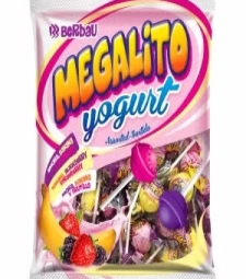 Imagem Pirulito Megalito Yogurt Sortido 1kg de Estrela Atacado