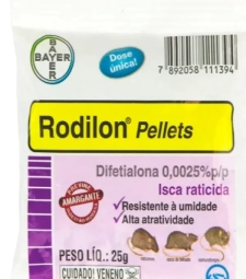 RATICIDA RODILON PELLETS BAYER 40 X 25G