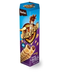 Imagem Rolinho Wafer Tubetes 24x50gr Reche Creme Avela de Estrela Atacado