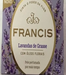 Imagem Sabonete Francis 12 X 90g Lavandas De Grasse Luxo de Estrela Atacado