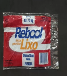Imagem Saco De Lixo Rebool 15l 10 X 20 Almofada (39cm X 58cm) de Estrela Atacado
