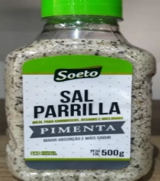 SAL SOETO 12 X 500G PARRILLA PIMENTA