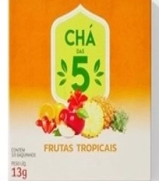 Imagem de capa de Cha Mate Das 5 - 10 X 13g Frutas Tropicais