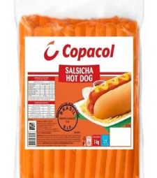 Imagem Salsicha Hot Dog Copacol 6 X 3kg de Estrela Atacado