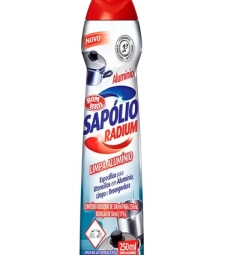 Imagem Sapolio Radium  6 X 250ml Limpa Aluminio de Mercadinho