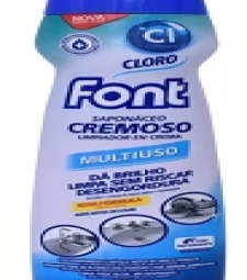 Imagem Saponaceo Font Cremoso 12 X 300ml Cloro de Estrela Atacado