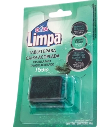 Imagem Tablete P/ Cx Acoplada Gota Limpa 12 X 50g Pinho de Estrela Atacado