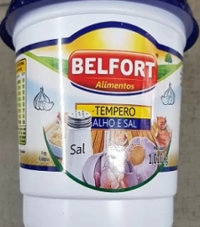 Imagem Tempero Belfort 6 X 1,01kg Alho E Sal de Estrela Atacado