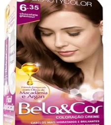Imagem Tinta Para Cabelo Bela&cor Chocolate Glamour 6,35 de Mercadinho