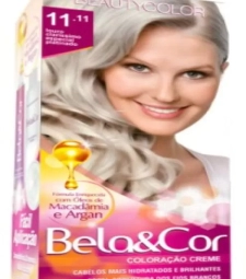 Imagem Tinta Para Cabelo Bela&cor Louro Claris Plat 11.11 de Mercadinho