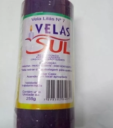Imagem de capa de Vela Sul Nº7 12 X 1 Unid. 255g Lilas