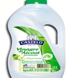 Imagem Vinagre Alcool Castelo 6 X 2l Maca Verde 6% de Mercadinho