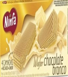 Imagem Wafer Ninfa 40 X 100g Chocolate Branco de Estrela Atacado