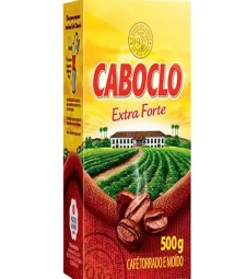 Imagem Cafe Caboclo 20 X 500g Extra Forte Vacuo de Estrela Atacado