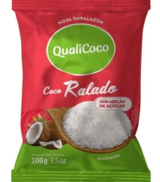COCO RALADO S/ACUCAR QUALICOCO 24 X 100G