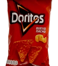 Salg. Elma Chips Doritos 40 X 55g Queijo Nacho
