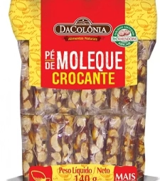 Imagem de capa de Doce Pe De Moleque Crocante Dacolonia 140g