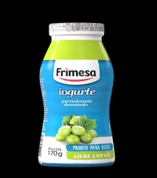 Imagem Iogurte Frimesa Garrafa 12 X 170g Uva Verde de Estrela Atacado