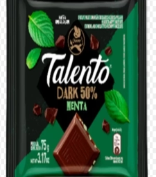 Imagem de capa de Chocolate Barra Garoto Talento Dark 15 X 75g Menta