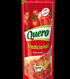 Imagem Molho De Tomate Quero 12 X 1,020kg Tradicional Grande de Estrela Atacado