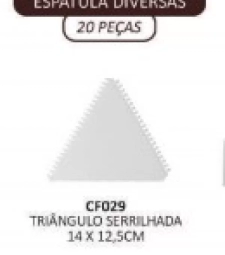 Imagem de capa de Espatula Triangulo Serrilhada Massari