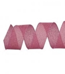 Imagem Fita Dec Natalina - 3,8cm X 914m Glitter/pink Cromus de Embalafoz