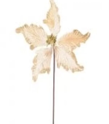 Imagem de capa de Flor Poinsetia - Ouro Cabo Longo Cromus