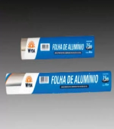 Imagem Papel Aluminio Wyda 30cmx7,5m de Embalafoz