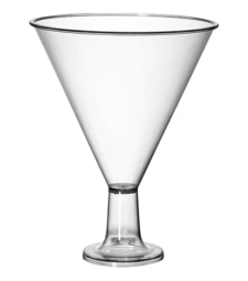 Taca Martini Cristal Tres Triangulos