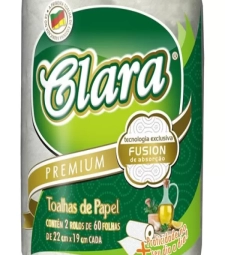 Imagem Papel Toalha Cozinha Clara Premium 02x60 de Embalafoz