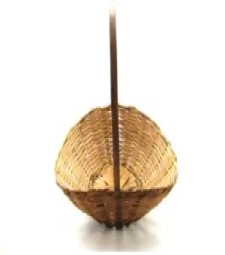 Imagem Cesta De Bambu - Gaucha N°2 38cm Mercadao de Embalafoz
