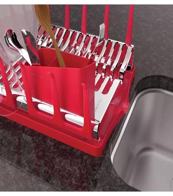 Escorredor Louca Inox Plurale Verm C/bandeja/talher