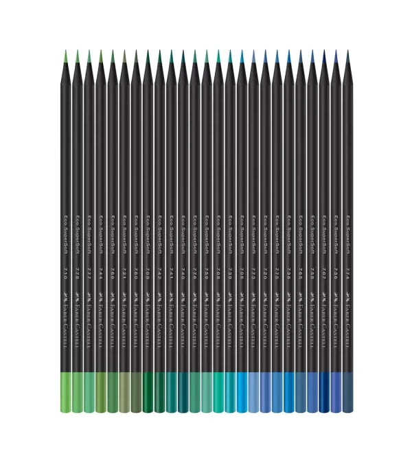 LÁpis De Cor 100 Cores Supersoft EcÓlapis - Faber Castell - 1207100soft