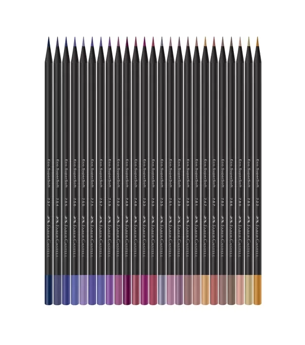 LÁpis De Cor 100 Cores Supersoft EcÓlapis - Faber Castell - 1207100soft