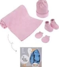 En Pimpolho Kit Manta 8379 4pcs Rosa